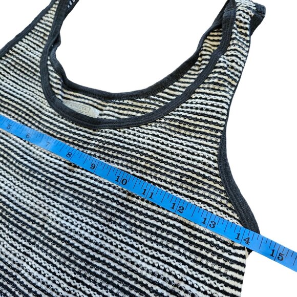 Athleta Women's Striped Athletic Tank Top Black and White size M - Picture 6 of 7